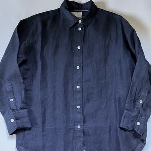 J Crew Relaxed-fit Baird McNutt Irish linen shirt Size 2P - NWT